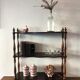 Old wooden shelf