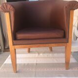 3 Charles Bernel armchairs