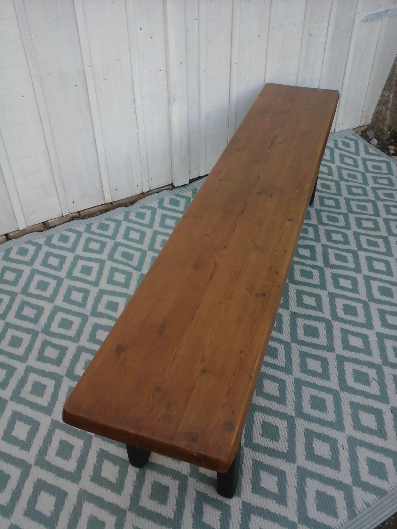 Wooden bench