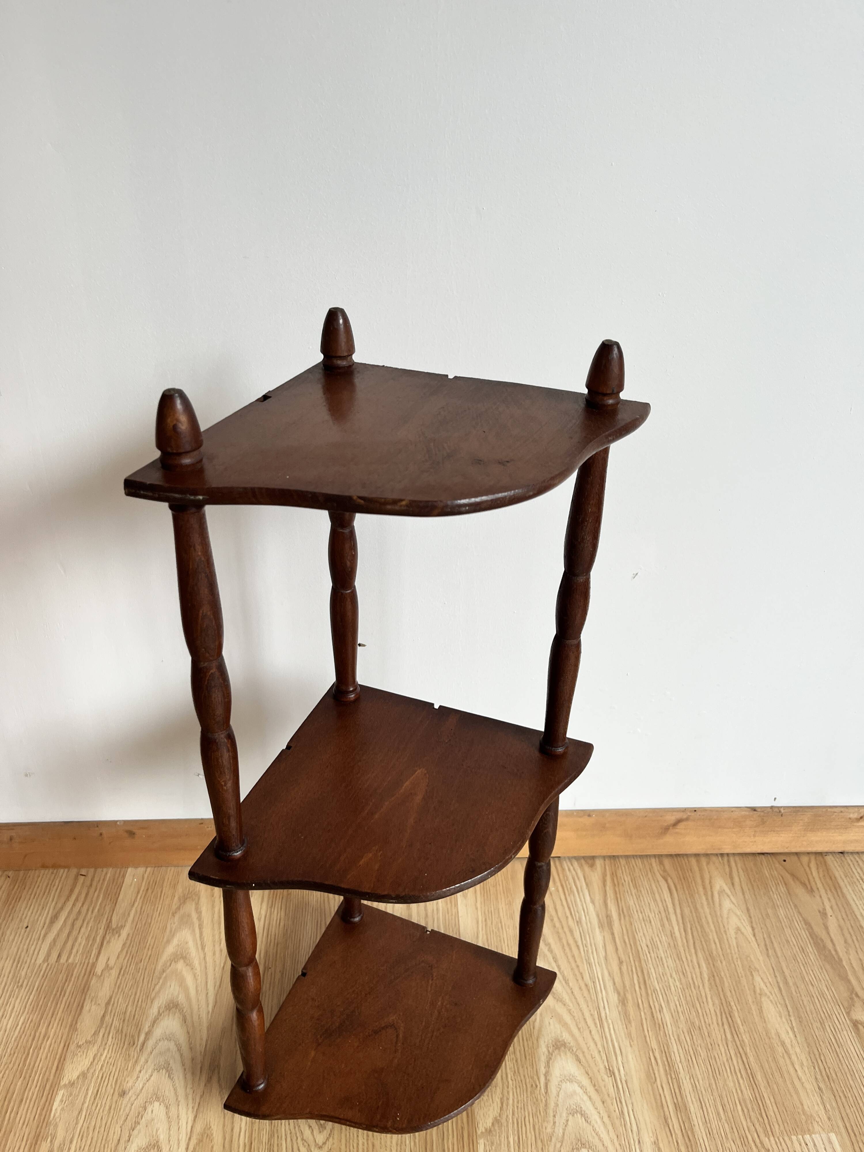 Étagère d'angle bois