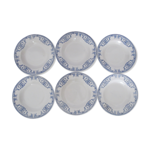 6 assiettes creuses en