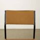 Vintage chairs from the 1960s in enamelled metal, faux leather and foam.