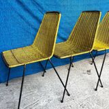 4 vintage “Baskets” chairs 1950s design Gian Franco Legler