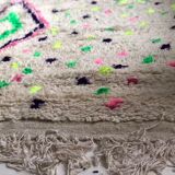 Vintage Berber carpet with full color 250x140cm