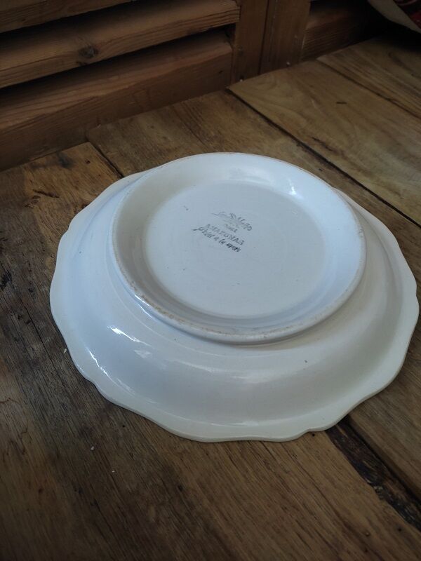 Display cakes Sarreguemines Amazonas Porcelain dish