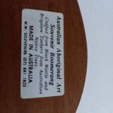 Handcrafted Boomerang (Gerko Pattern) 16'' in Acacia Wood - Australia