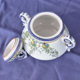 Sugar bowl in art earthenware of Angoulème