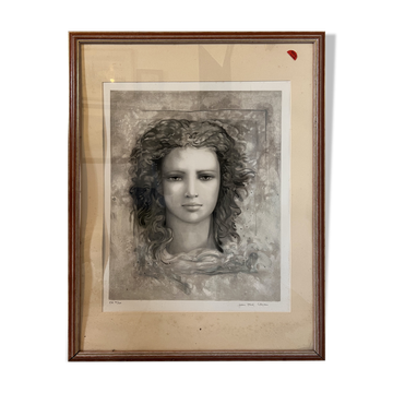 Lithograph by Jean-Paul Cleren