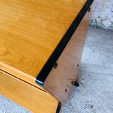 Compartment storage cabinet, TV stand, 60s