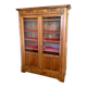 Louis XVI style solid wood display cabinet