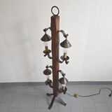 Vintage brutalist floor lamp 1970