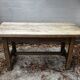 Solid oak dining table