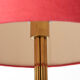 1950s floor lamp in light wood and brass