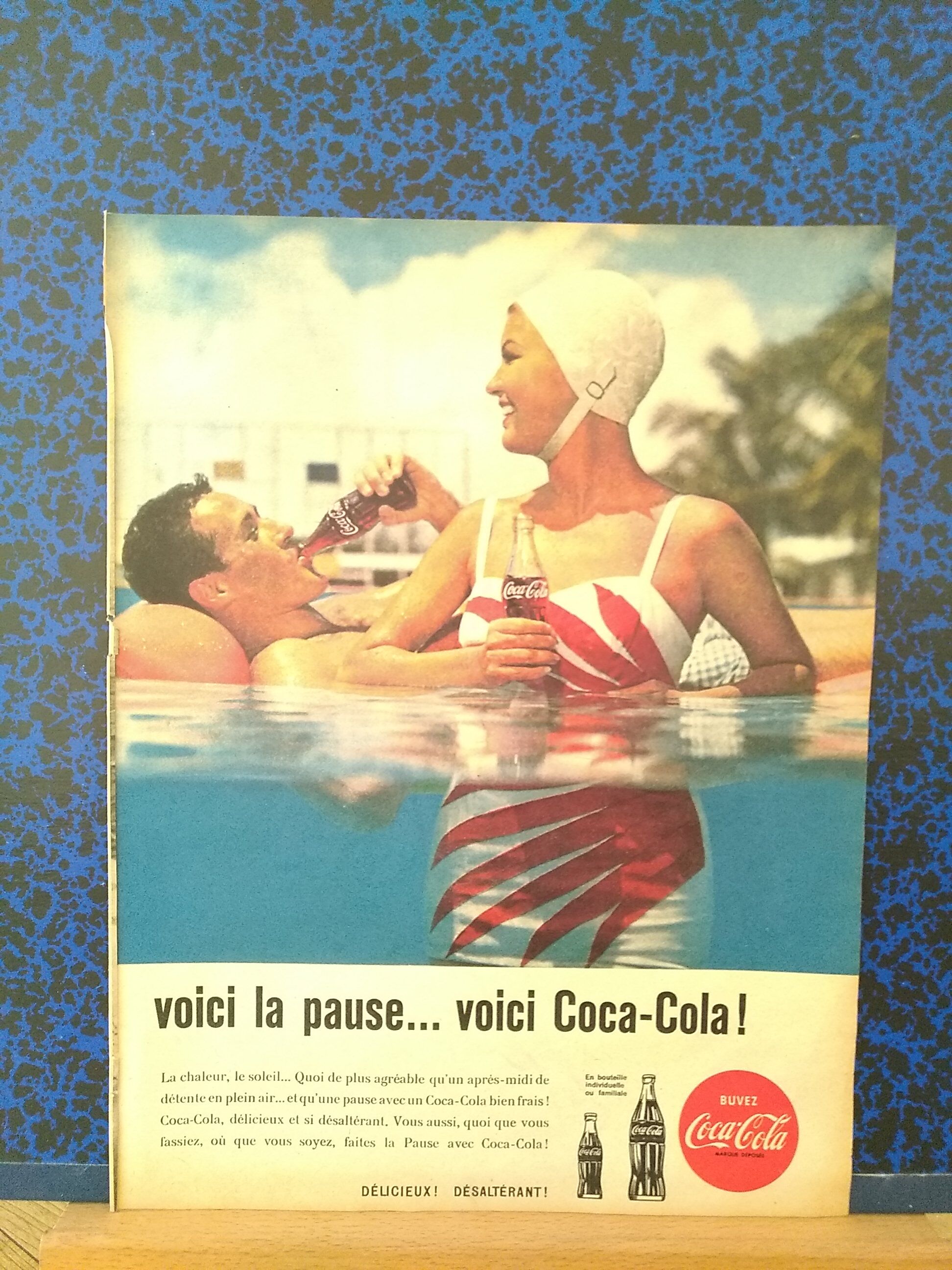 A Coca Cola paper advertisement