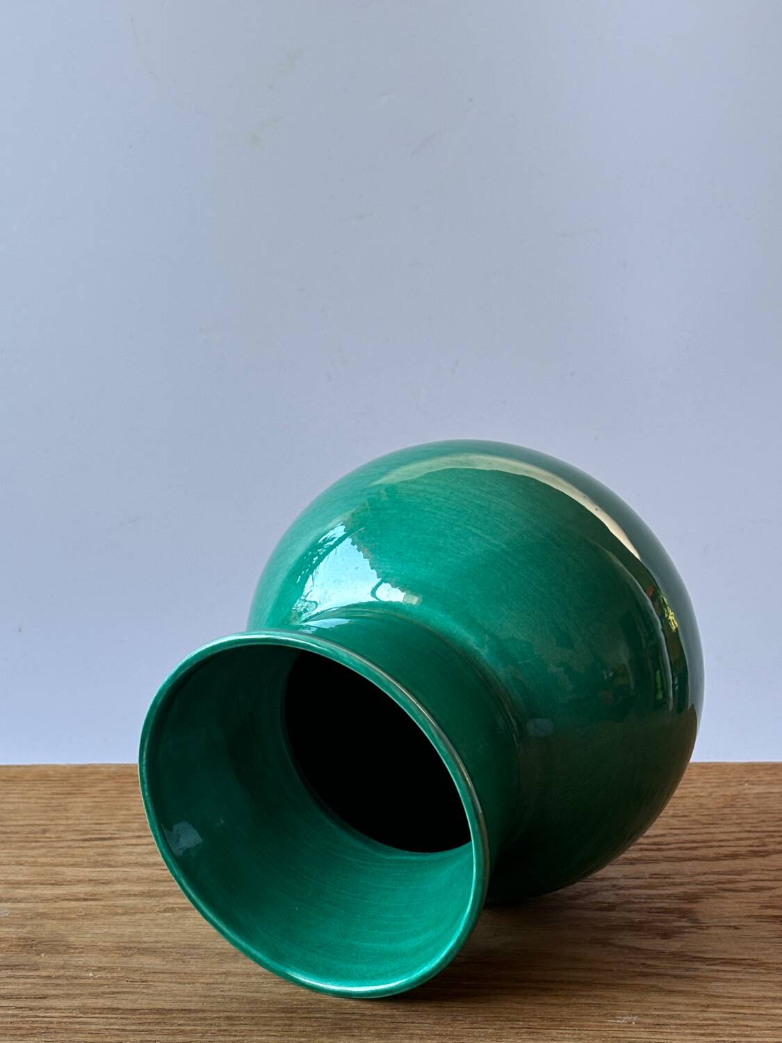 Vase vert vintage