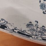 Ravier en terre de fer bleu, vert modèle "Mignon", H & Cie Sarreguemines