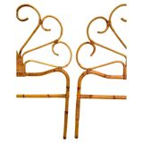 Vintage bamboo bed frames, Italy 1970 's