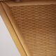 Rattan and wood dining table