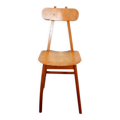 Chaise design bistrot scandinave vintage année 60