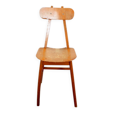 Vintage 1960s Scandinavian bistro chair design