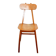 Vintage Scandinavian bistro design chair from the 1960s