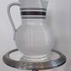 Large glazed stoneware pitcher signed, 1950-60 period