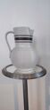 Large glazed stoneware pitcher signed, 1950-60 period