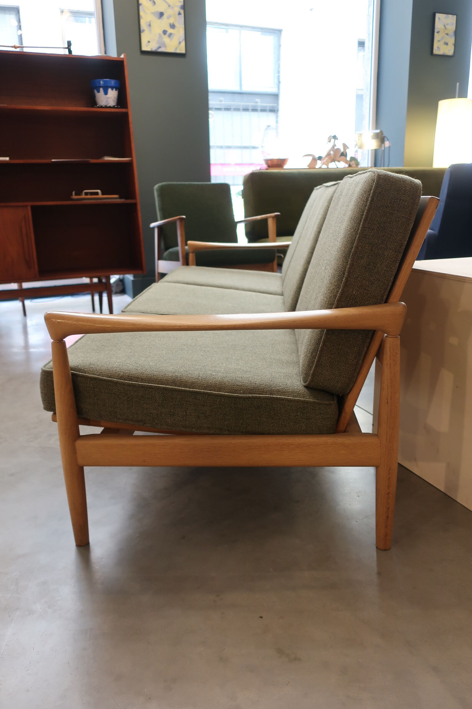 Scandinavian couch in the 1960s design Eric Wortz