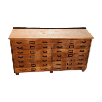 Craft cabinet with drawers