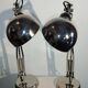 Paire de lampes articulées époque vintage 1980s design indus