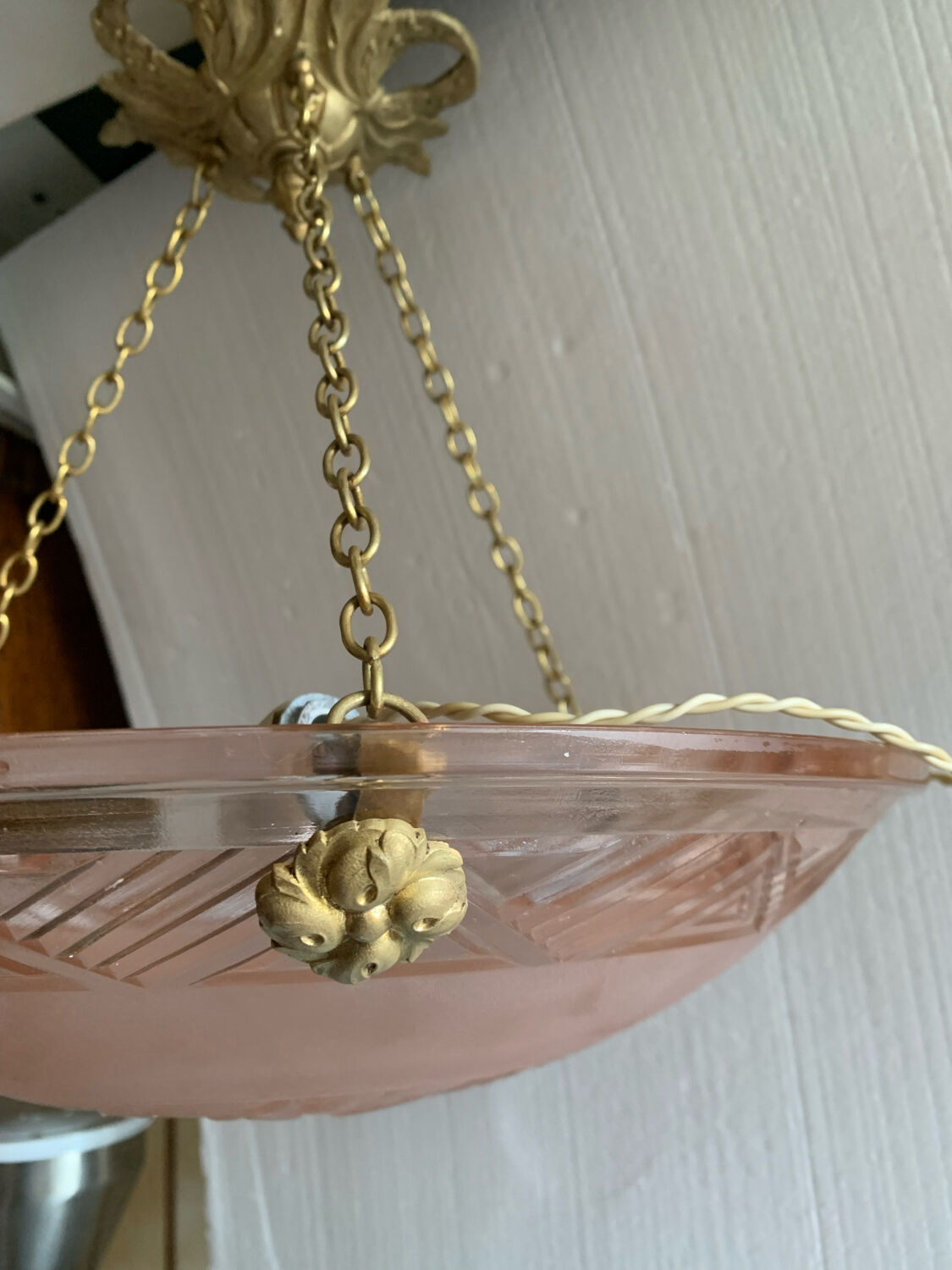 Vintage washbasin ceiling lamp