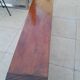 chaises et banc en palissandre massif vintage