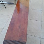 Vintage solid rosewood chairs and bench