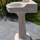 Vintage marbled earthenware sink from the 90s
