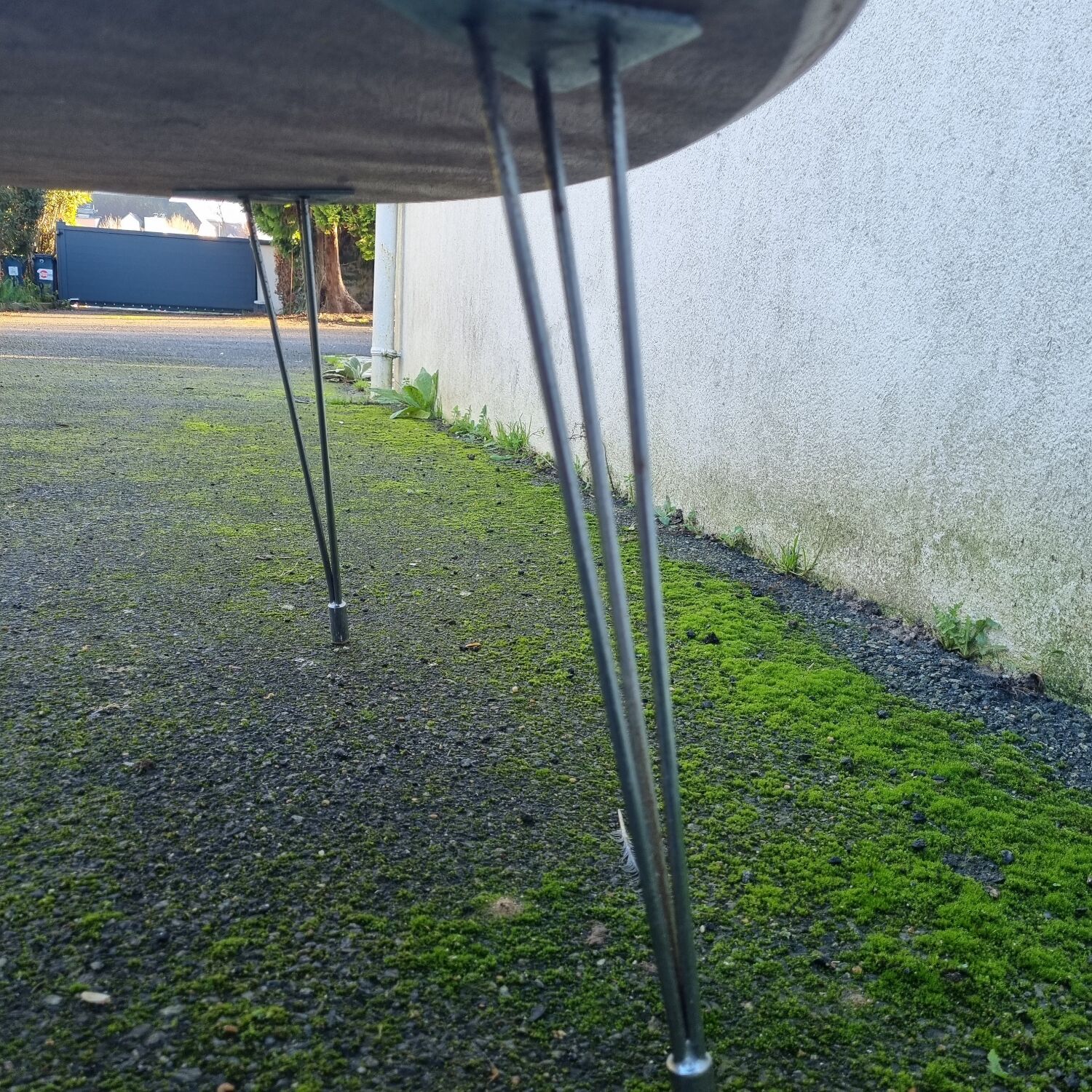 Formica table, painter's palette from 1970