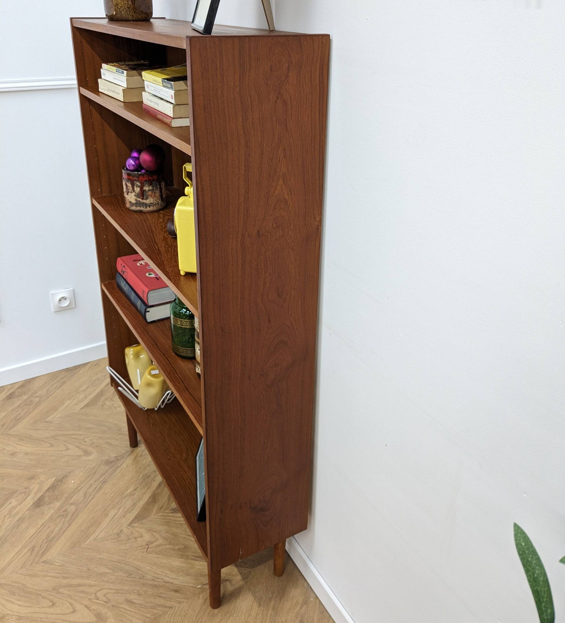 Vintage teak bookcase