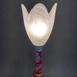 Lamp glass paste Scandinavian design 1950.