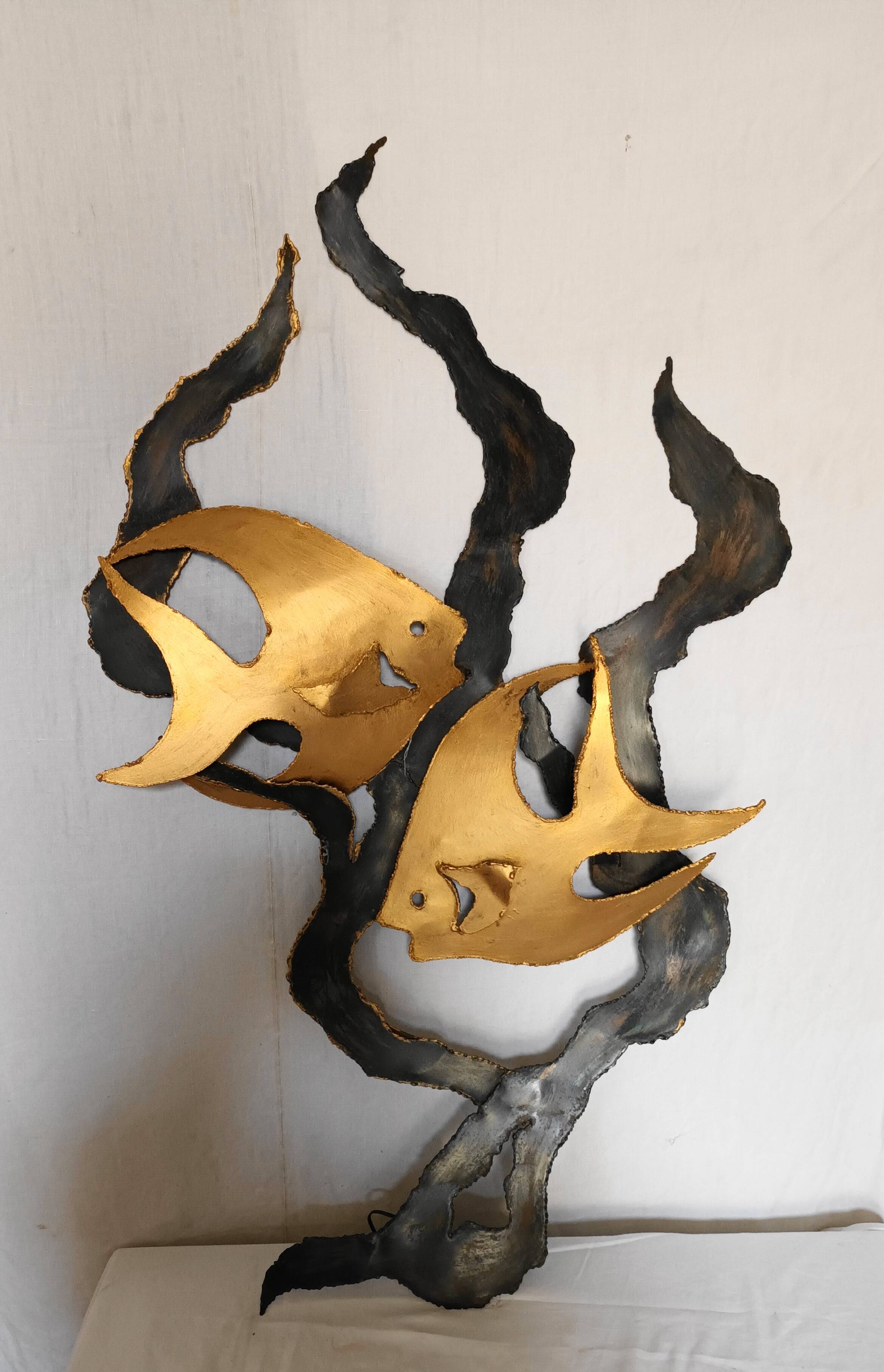 Decorative and luminous wall light from the 60s