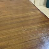 English mahogany table from the 1930s with an extension