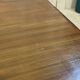 English mahogany table from the 1930s with an extension
