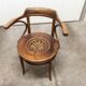 Office chair Baumann 1914 curved wood