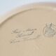Series of 6 stoneware plates
