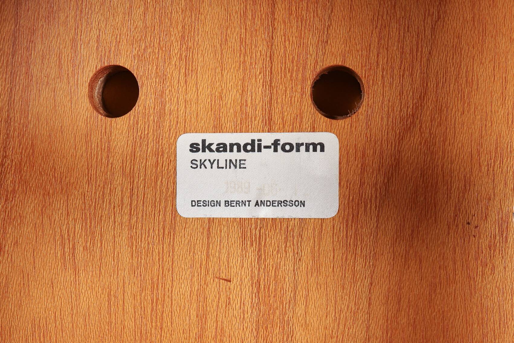 Ensemble de 3 fauteuils Bernt Andersson de Skandi-Form, Suède 1980