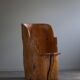 Chair made from solid birch by a Swedish cabinetmaker, Wabi Sabi, 1950s.