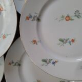 8 flat plates Limoges 60s