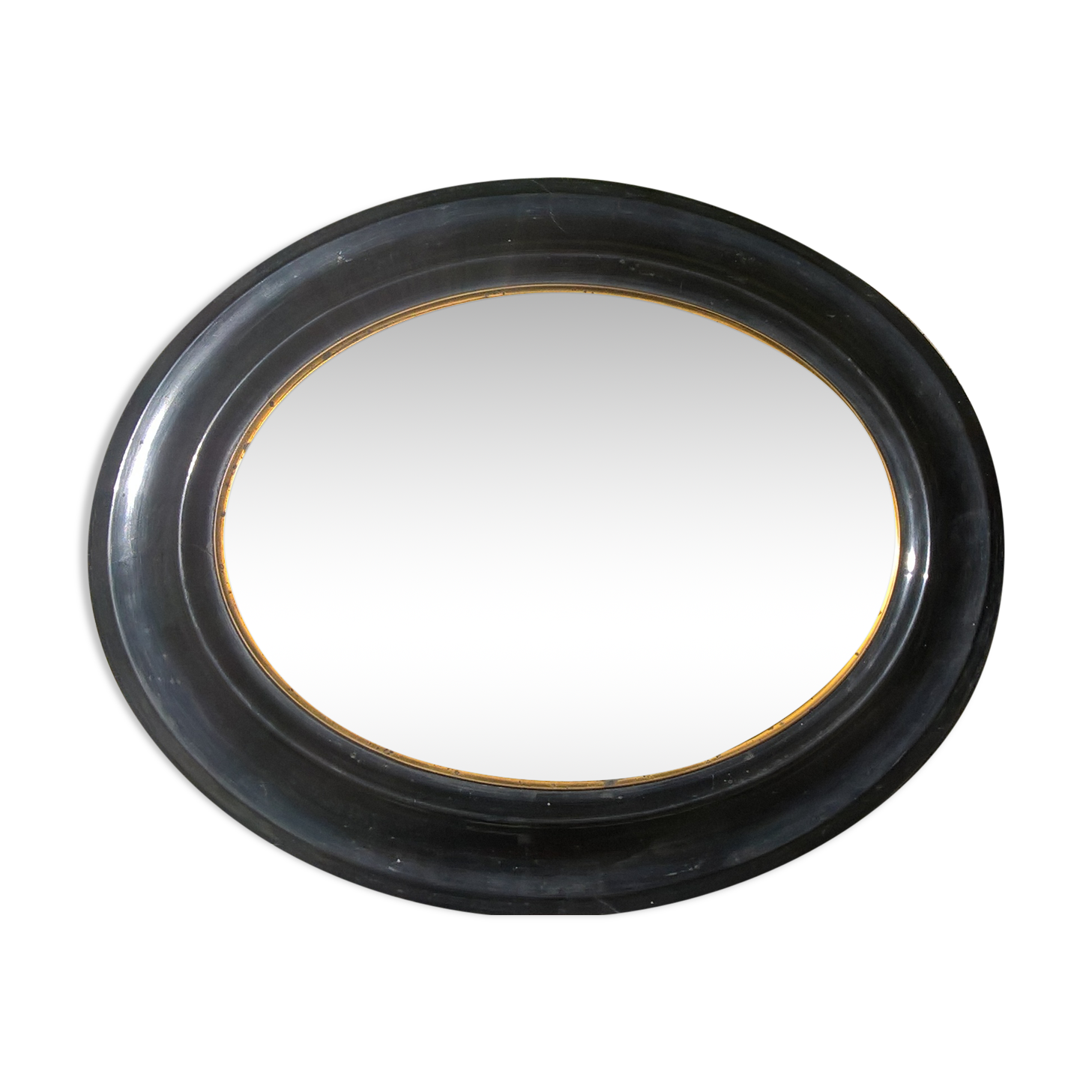 Mirror says "eye of the witch" time Napoleon lll 42x35cm