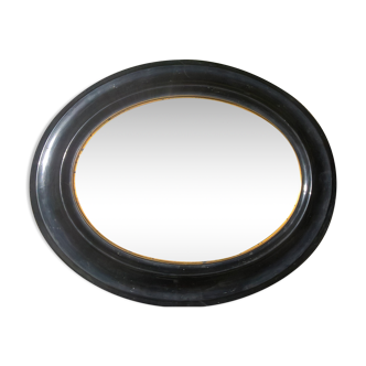 Mirror says "eye of the witch" time Napoleon lll 42x35cm