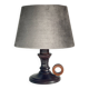 Lampe bougeoir bois vintage