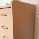 Commode vintage beige rosé