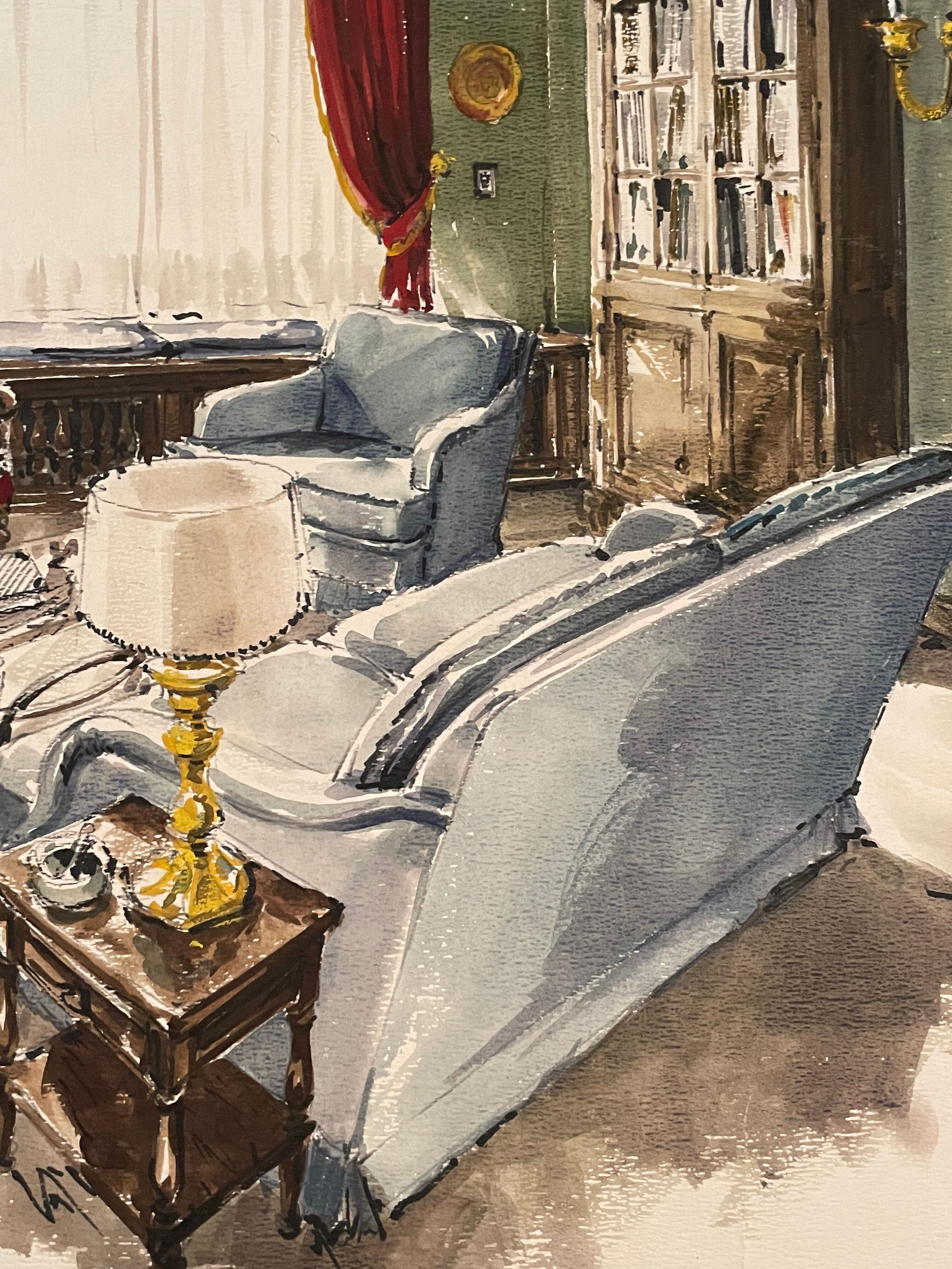 Painting decorative art interior architecture 30-50s